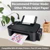HTVRONT Glossy Printable Vinyl Sticker Paper 55 Pack 8.5" x