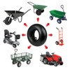 SPARES2GO Inner Tube 4.00x5 330x100 Wheel Barrow Trailer Mobility Scooter