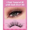 Natural Look Soft Magnetic Eyelashes - Upgrade Reusable Magnetic Eyelashes,