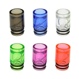 Armerah Anti Spit Back 510 Drip Tip eCig Mouthpiece Short/Medium Plastic 3 Pack Assorted