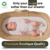 Bunnyjik GOTS Organic 2 x Cot Sheets 120x60 Fitted -