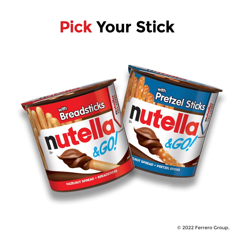 Nutella & GO! Bulk 12 Pack, Hazelnut and Cocoa Spread