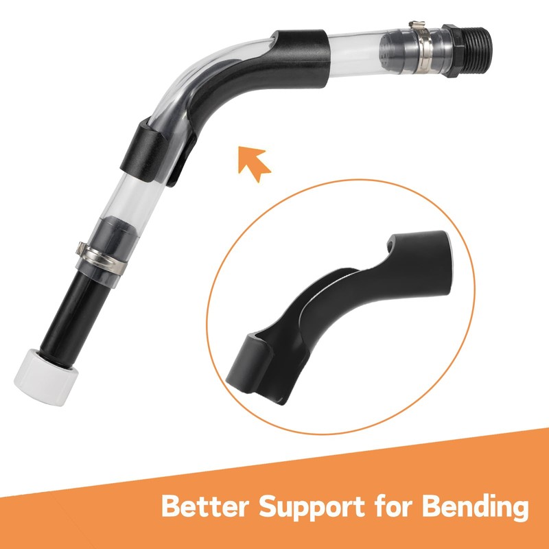 6 Set Gas Can Hose, Racing Fuel Jug Hose with