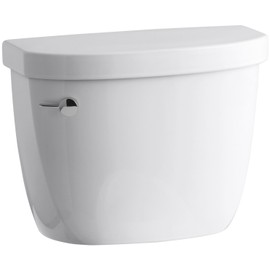 KOHLER K-4421-0 Cimarron 1.28 gpf Class Five Toilet Tank, White