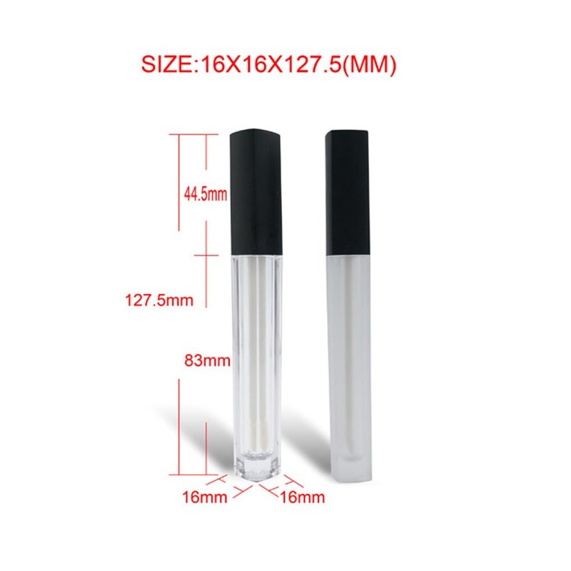 FRCOLOR 6pcs Fashion Lip Gloss Tube Lip Sub Package Bottle