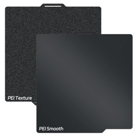 A1 PEI Build Plate 257 * 257mm, Double Sided Smooth+Textured Heated Bed,Flexible Removable Spring Bed Plate for Bambu Lab A1/X1/X1C/X1E/P1P/P1S 3D Printer-Flexible Magnet NOT Included
