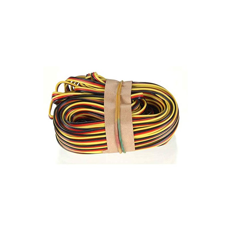 50' 3-Colour Heavy Gauge Servo Wire