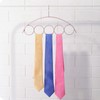 Scarf Stand with 5 Rings, Coat Racks, Plastic Hangers, Scarves