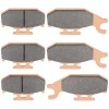 Caltric Brake Pads for CanAm Outlander 800 4X4 Front Rear