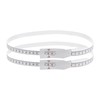 sourcing map 2Pcs Head Circumference Tape 70cm Plastic Measuring Rule