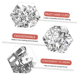 Austrian Crystal Bridal Hair Barrettes, Rhinestones Vintage Hair Clips, Sparkly Glitter Crystal Hairgrip Wedding Hair Headwear Accessories for Women Girls (White-d)