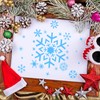 HOWAF 20 Stencils, Christmas Snowflakes Stencil, Template Stencils, Reusable Plastic