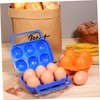 Operitacx Pack of 2 Egg Storage Boxes Practical Labels Portable