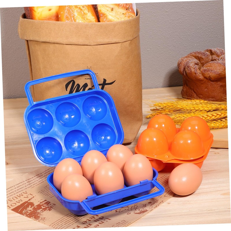 Operitacx Pack of 2 Egg Storage Boxes Practical Labels Portable