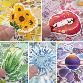 Ekkong Sticker Car Waterproof Vinyl Stickers Decals for Bicycle Motorcycle Graffiti Skateboard Laptop Computer Luggage, Boys and Girls