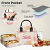 Clastyle Women Lunch Box Bag Flower Large Camping Adult Lunch
