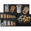 LBY 170pcs Carbon Steel Rivet Nuts,M4/5/6 /8 Thread Insert Nutsert