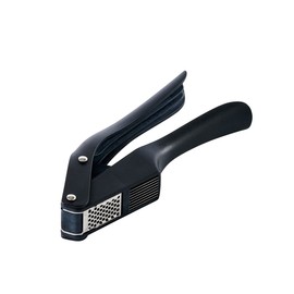 Mastrad F25600 2-in-1 Stainless Steel Garlic Press Cutter and Crusher for Fine Cutting and Pressing Garlic - Space-Saving and Dishwasher Safe