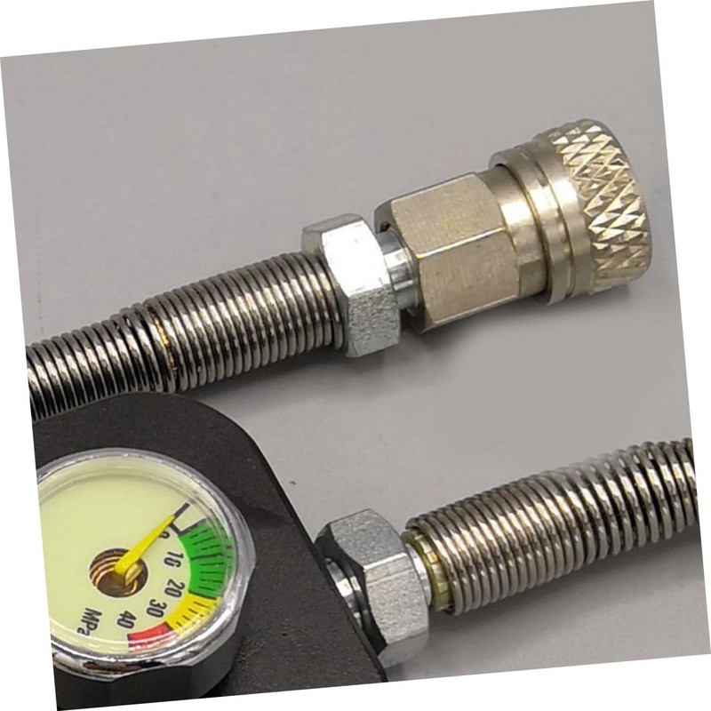 TEHAUX Oxygen Air Bottle Inflation Valve Adapter Large to Small