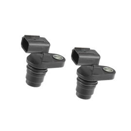 Hihaha Camshaft Position Sensor, for Honda Accord 2008-2012, ABS, No.37510-R40-A01, Black, 2 Pcs Durable Material
