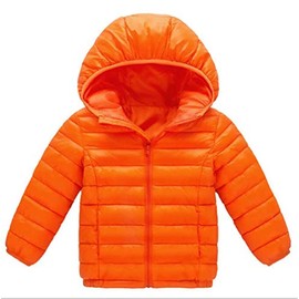HILEELA ANG - Chaquetas de invierno con capucha para niños y niñas, abrigos acolchados ligeros, 203#royalblue (algodón patado), 3 Años/4 Años