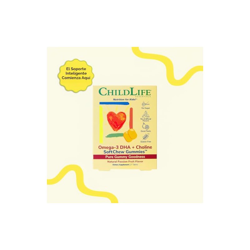 Childlife Essentials | Omega-3 Dha + Choline Softchew Gummies® |