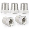ERGAOBOY 5 Pcs Reducer Hex Bushing, 1/2" Male to 1/4"