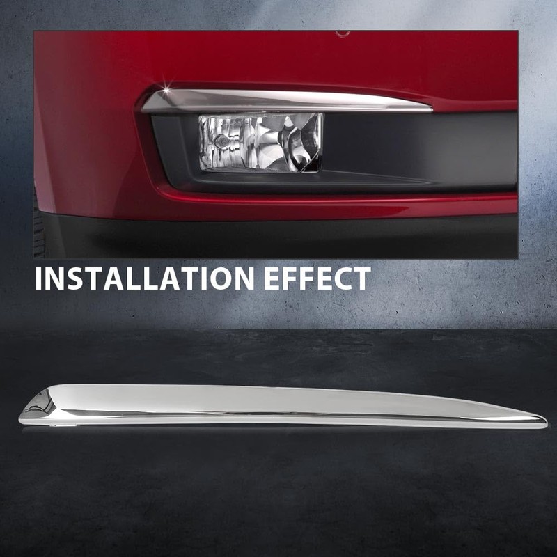 G-PLUS Front Lower Bumper Trim Molding Chrome Compatible with Chevy