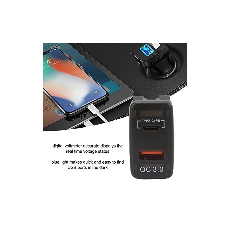 Adaptador De Corriente Inteligente Para Automóvil Con Doble USB Y