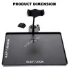 Universal Microphone Stand Tray with Phone Holder, Mic Stand Clamp-On