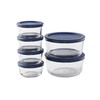 Anchor Hocking 12 Piece Glass Storage Containers with Lids (6