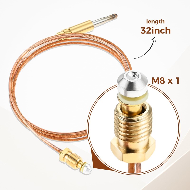 Lemfema Pilot ODS Assembly Replace 120630-01, 120630-02, Thermocouple Replacement Part