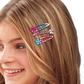Shimmer 'N Sparkle Sparkling Headband and Barrettes - Make Your own Beaded Headbands and Barrettes Hair Accessories for Kids Birthday Present Ages 8 and Up