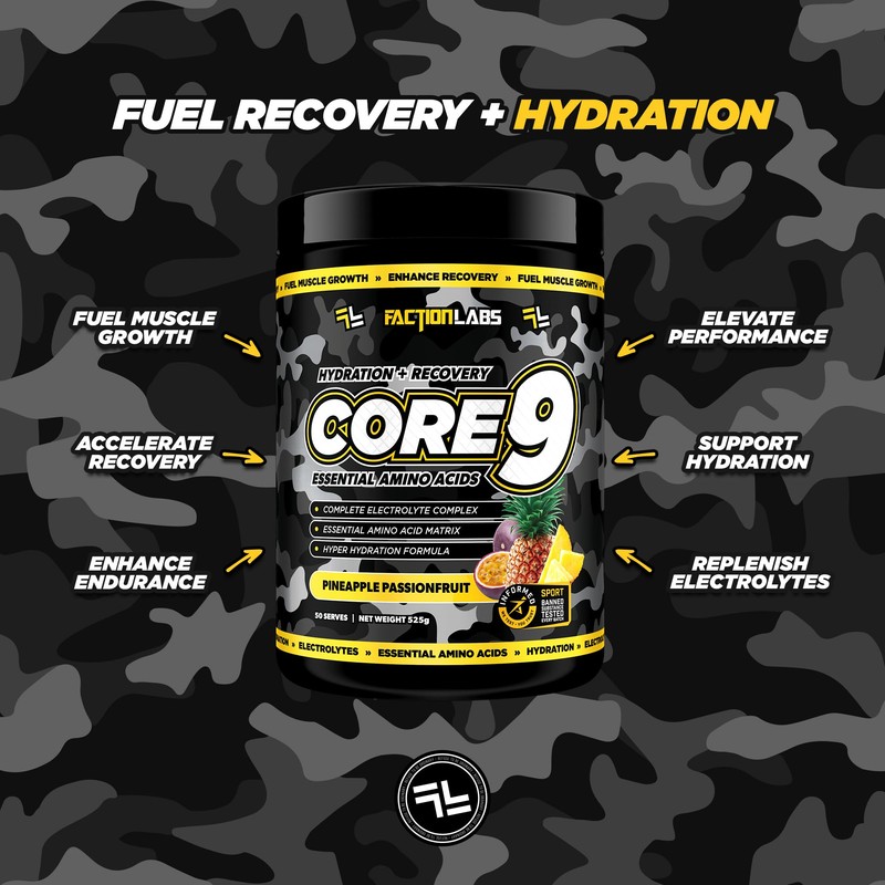 Core 9 EAA - Recovery & Hydration - 50 serves