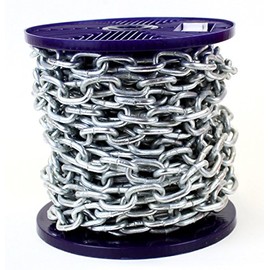 Ali's DIY Strong Hot Dipped 2mm Galvanised Heavy Duty Steel Chain 0.5m Length (Half Metre)