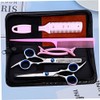 PartyKindom Professional Hair Cutting Scissors Kit Versatile Hairdressing Set for