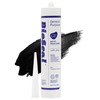 Black BioSeal 100% Silicone Sealant Caulk General Purpose, Waterproof and
