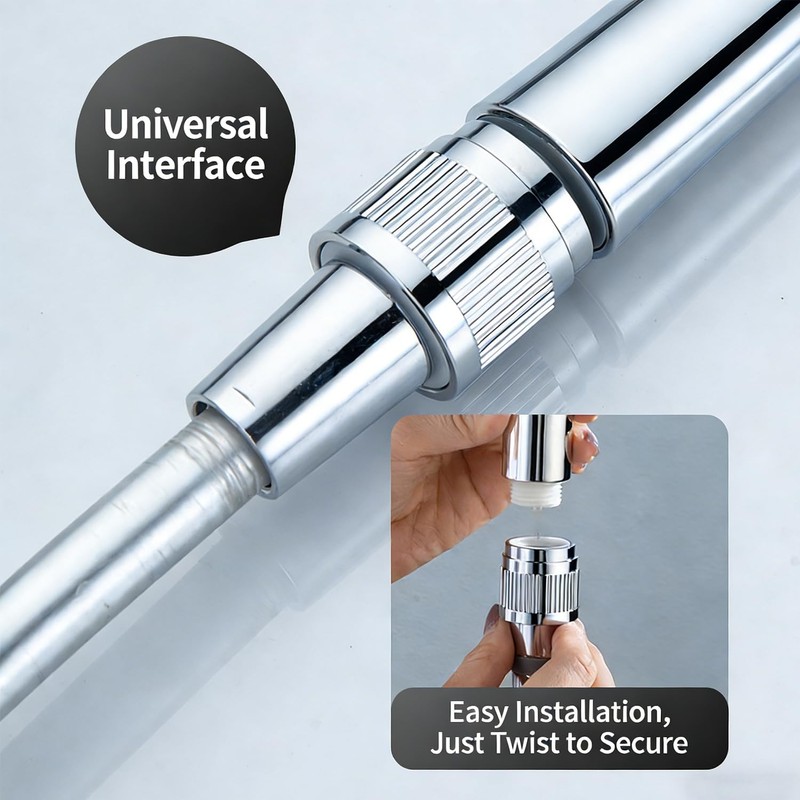 BOROLA Shower Head Shut Off Valve, G1/2" Thread Shower Flow