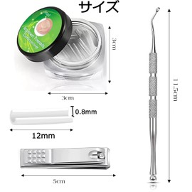 HOREJIA Rolling Nail Clips, Foot Wraps Toenails [60 Pieces + 1 Nail Care + 1 Nail Clipper] Entrance Toenails, Durable, Just Clipping, Convenient, For Foot Nails, Unisex (60 Pack)