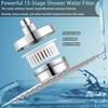 Katezon Filtered Shower Head, High Pressure Showerhead with Filter for