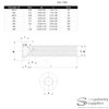 M2.5 (2.5mm x 8mm) Pozi Pan Machine Screw (Bolt) -