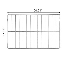 Baudelun Range Oven Rack 316496201 for Crosley/Kenmore/Electrolux/Frigidaire Range Oven， 24.17” x 16”Size, Replaces AP4040129,PS1765356，316496207, 316498000,AH1765356,2PCS