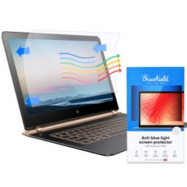 Ocushield 13.3” Premium Anti Blue Light Screen Protector with Privacy Filter for Laptops and Computer Monitors - Anti-Glare - Easy Install - Anti-Fingerprint - Reduce Eye Fatigue (294 x 166 mm)