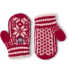 Hestra Kids' Nordic Mitten - Red/Offwhite - 0