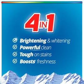 Purex 4-in-1 Laundry Detergent Liquid, Mountain Breeze, 82.5 oz, 165 Loads, Ultra Concentrated Laundry Detergent, Brightens & Whitens