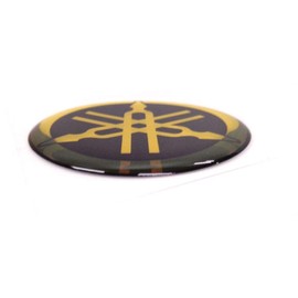 Yamaha Tuning Fork Emblem Sticker, Gold, Genuine Product, 1.8 inches (45 mm)