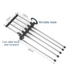 5 in1 Multi-functional Stainless-Steel Wardrobe Magic Clothes Hanger (Black)