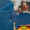 ANRO Oilcloth Tablecloth Wax Tablecloth Washable Garden Tablecloth Round Oval