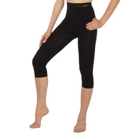 Body&Co Sport Capri With Caffeine Microcapsules (Black, S/M)