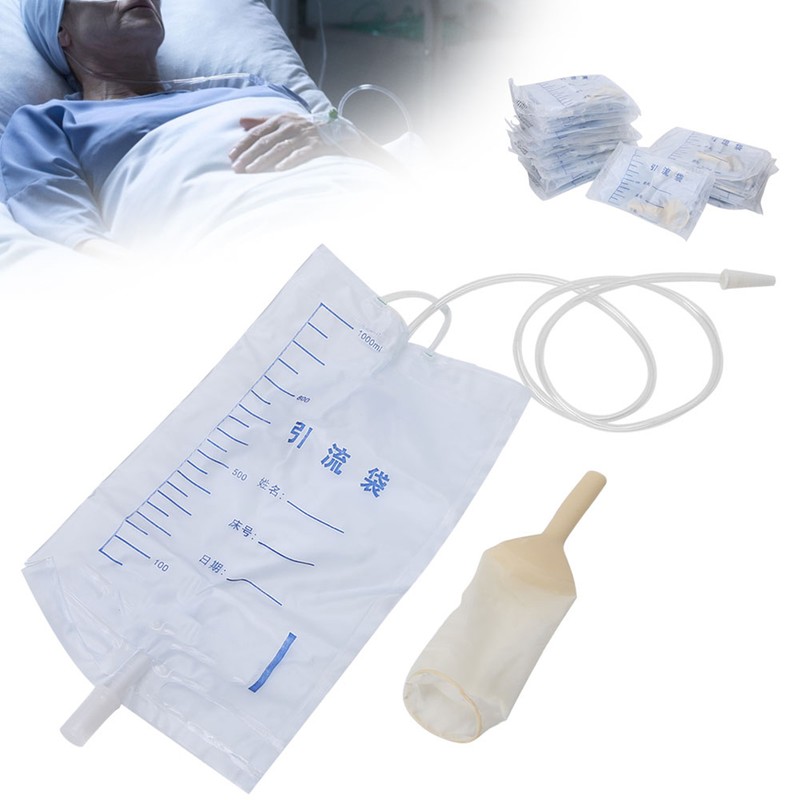 25pcs Male Disposable Drainage Bag Household Urine Collection Bag Healthy